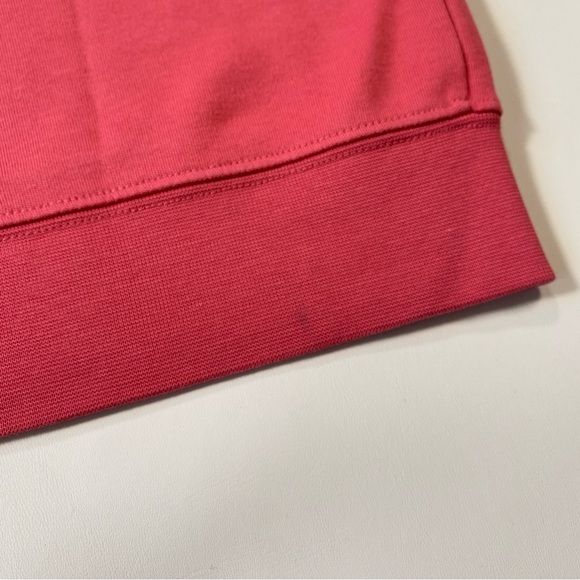 Vineyard Vines salmon pink 1/3 zip pullover cotton sweatshirt Size S - Picture 9 of 12